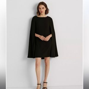 Lauren Ralph Lauren Women's Georgette Cape Dress